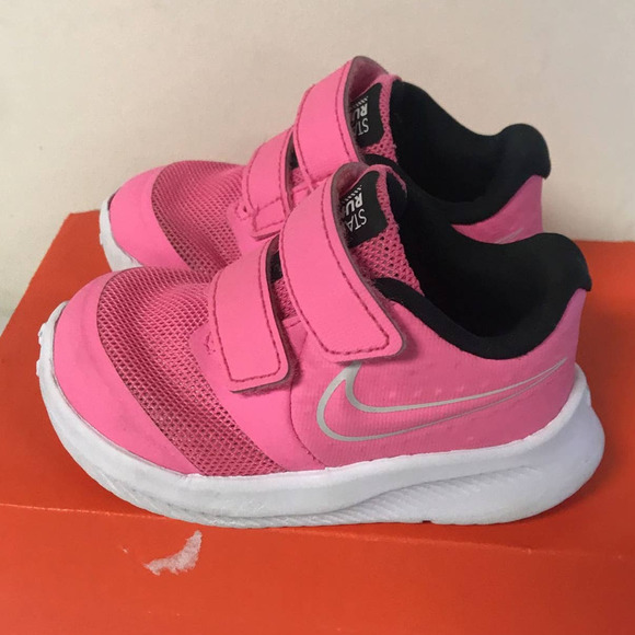 Nike Kids Star Runner 2 (TDV) Sneaker, Pink, Size 4c - FLOOR MODELS - Picture 4 of 7